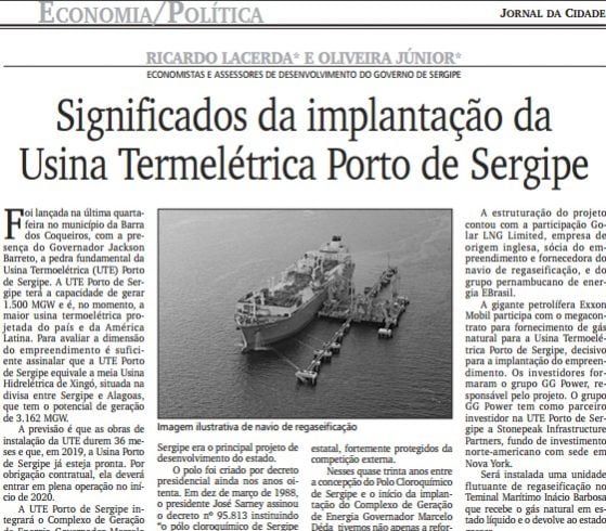 Artigo no Jornal da Cidade