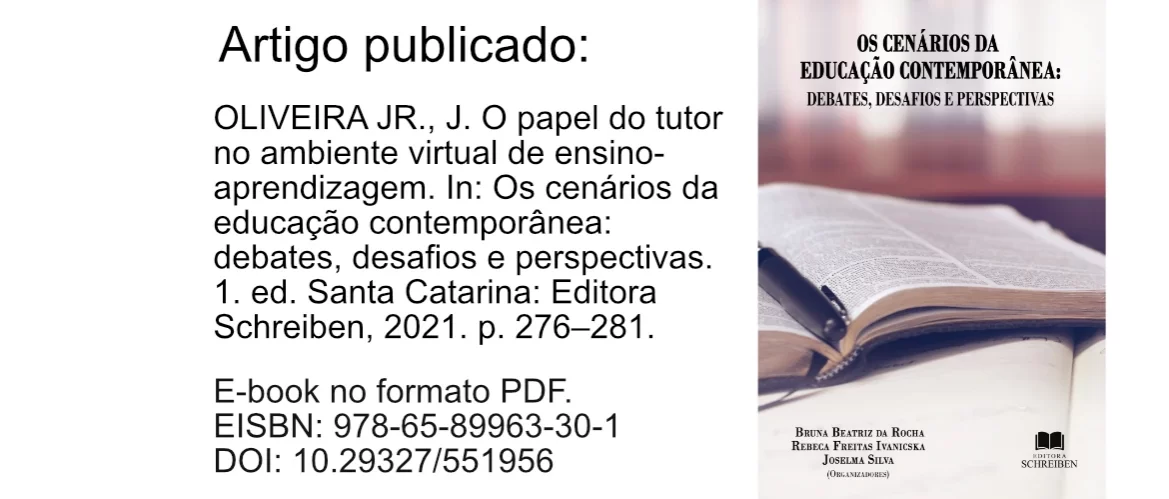 Artigo Publicado Papel do Tutor