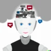 Imagem de robô gerado pela inteligência artificial DALL-E