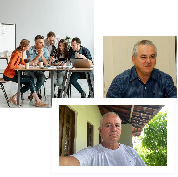 Montagem de Fotografias com o autor do Blog